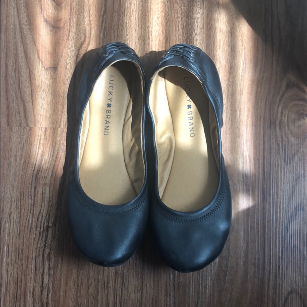 Lucky brand black flats 7